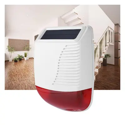 433MHz Wireless Sound Alarm Outdoor Waterproof Solar Power Light Sound Siren For GSM Alarm Syste