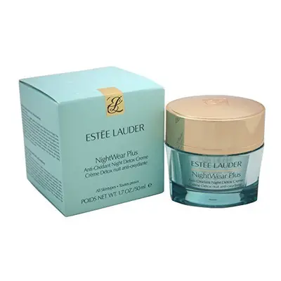 Estee Lauder Womens Nightwear Plus Anti-Oxidant Night Detox Creme, All Skin Types, 1.7 Ounce