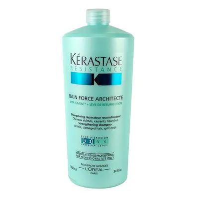 Kerastase Resistance Bain Force Architecte Strengthening Shampoo (For Brittle, Damaged Hair, Spl