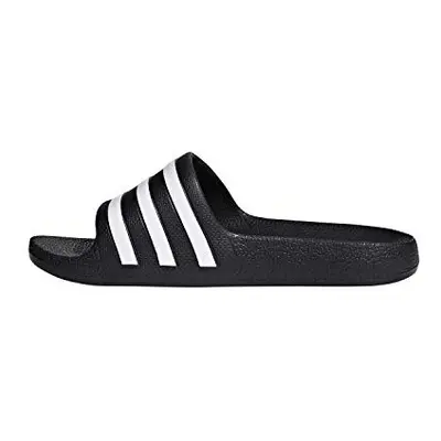 adidas Women's Adilette Aqua Slides Core Black/White/Core Black