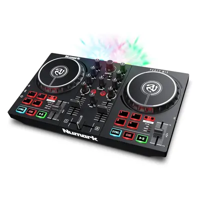 Numark Party Mix II DJ Controller with Party Lights,DJ Set with Deck