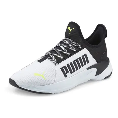 PUMA Men's SOFTRIDE PREMIER SLIP-ON Sneaker Puma White-Puma Black-Yel