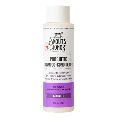 Skout's Honor Probiotic Pet Shampoo & Conditioner with Avocado Oil & Omega-3s 97% Natural Parabe