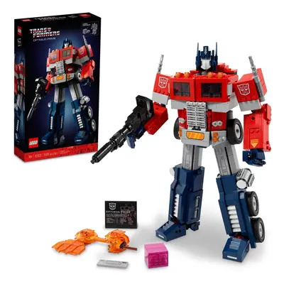 LEGO Icons Optimus Prime Transformers Figure Set Collectible Tr