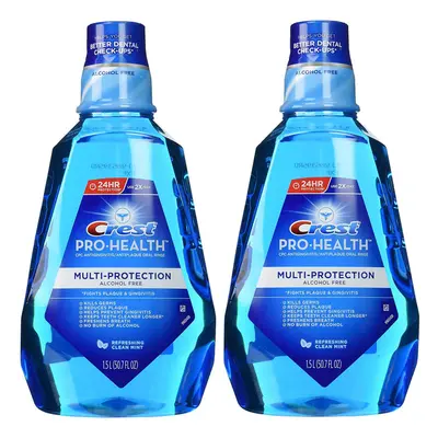 Crest Pro-health Multi-protection Alcohol Free Rinse 1.5 (Pack of