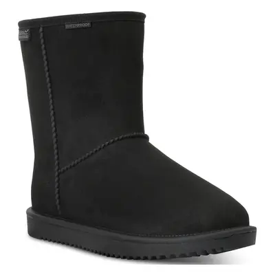 (3 UK, Black) Regatta Womens Risley Waterproof Faux Fur Lining Slip On Boot - Black