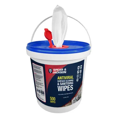 Spear and Jackson - Multi Surface Cleaning Wipes - Wet Wipes - Kills Germs - Home and GardenUse