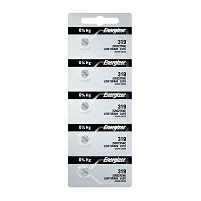 Energizer Batteries (SR527SW) Silver Oxide Watch Battery. On Tear Strip (Pack of 5)