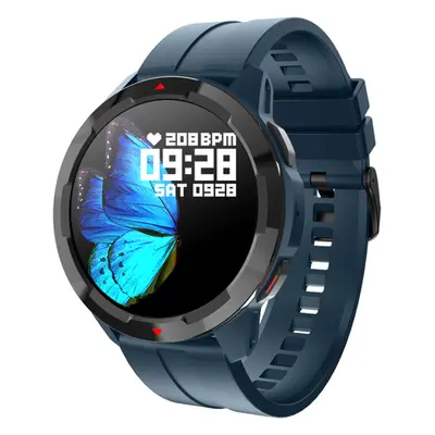 (Blue) 1.32 inch 360*360px Touch Screen Bluetooth Call 24h Heart Rate Blood Pressure SpO2 Monito