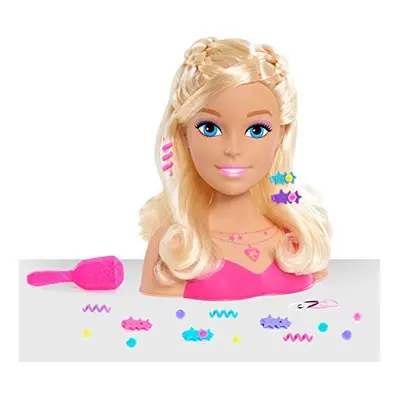 Barbie Fashionistas 8-Inch Styling Head, Blonde, Pieces Include Styling Accessories, Hair Stylin