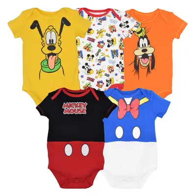 Disney Mickey Mouse Donald Duck Pluto Newborn Baby Boys Pack Cuddly