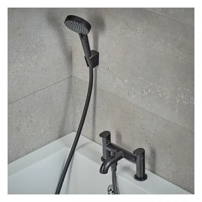 Hansgrohe Vernis Blend Bathroom Bath Shower Mixer Tap Twin Lever Modern Black