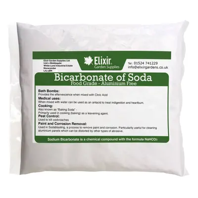 (25kg, Original Bag) Elixir Gardens | Bicarbonate of Soda | 500g - 25kg | Supplied in a Bag or T