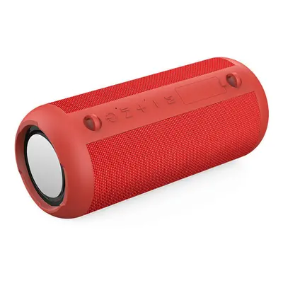 (Red) Wireless Speaker 20W Bluetooth Soundbar Dual Bass 6D Hi-Fi 3600mAh TF Card AUX-In IPX6 Wat