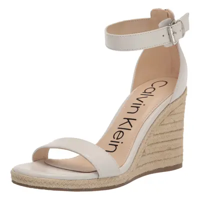 Calvin Klein Women's NOSHELA Wedge Sandal White