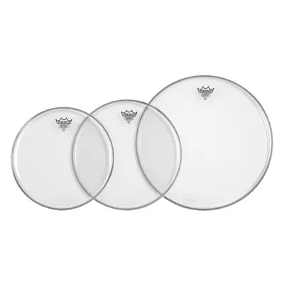 Remo PP-0970-BE Emperor Clear Tom Drumhead Pack - 12"" 13"" & 16""