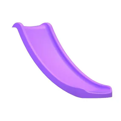 (Purple) Rebo 4ft (120cm) Universal Childrens Plastic Garden Wave Slides