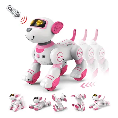 Remote Control Robot Dog Toy for Kids - Programmable Smart Walking Puppy Intelligent Dancing RC 