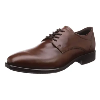 ECCO mens Citytray Plain Toe Tie Oxford Cognac 10-10.5 US