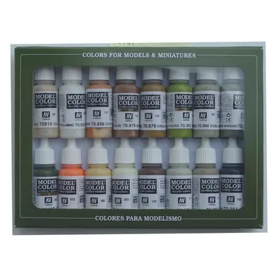 Vallejo Earthtone Colors Water Based Paint Set 17ml Earthtone Colors Paint Set 17ml Fl Oz Pack o