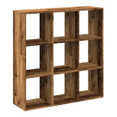 (old wood, x x 103.5 cm) vidaXL Room Divider Bookcase Book Rack Bookshelf Engineered Wood