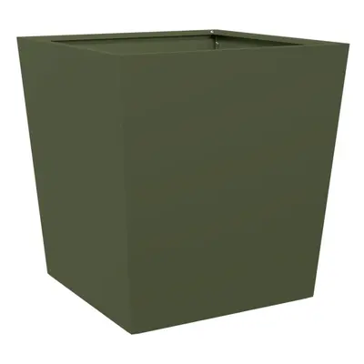 (olive green, x x cm/ pcs) vidaXL Garden Planters Outdoor Flower Pot Patio Raised Bed Planter Bo