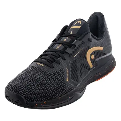 HEAD Men's Sprint Pro SF Sneaker Black/Orange 10.5