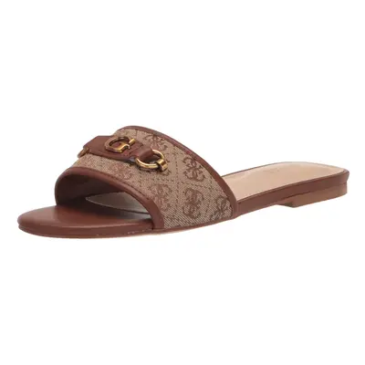 Guess Women's HAMMI Sandal BROWN MULTI