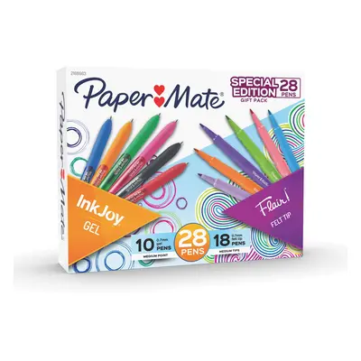 Paper Mate Pens Variety Pack InkJoy Retractable Gel Pens Flair Felt Tip Pens Assorted Count