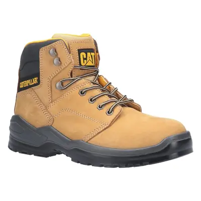 (Gold, (Adults')) Caterpillar Striver Nubuck Honey Safety Boots