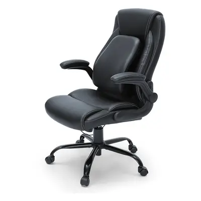 VEVOR Executive Office Chair Comfortable Office Chair Adjustable Lumbar Support