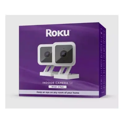 ROKU INDOOR CAMERA WIRED SE (2 PACK) (CS1000P2R)