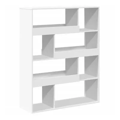 (white, x x 125.5 cm) vidaXL Book Cabinet/Room Divider Bookcase Storage Rack Bookshelf