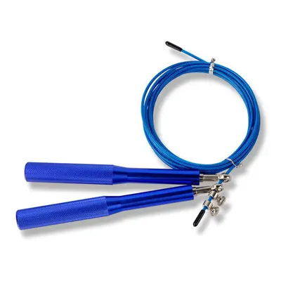 (Blue) 3m Rope Jumping Adjustable Single Skip Rope Fitnesss Sport Speed Skipping Ropes Exercise 