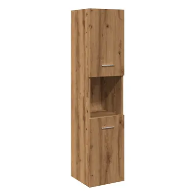 (artisian oak) vidaXL Bathroom Cabinet Washroom Storage Shelf Laundry Cabinet Engineered Wood