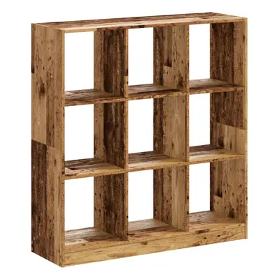 (old wood, x x cm) vidaXL Bookcase Bookshelf Rack Storage Cabinet Engineered Wood