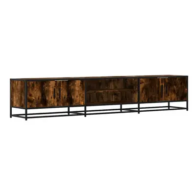 vidaXL TV Cabinet TV Stand Media Cabinet TV Unit Smoked Oak Engineered Wood