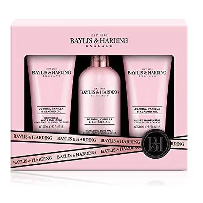 Baylis & Harding Jojoba, Vanilla & Almond Oil Bathing Essentials Giftset