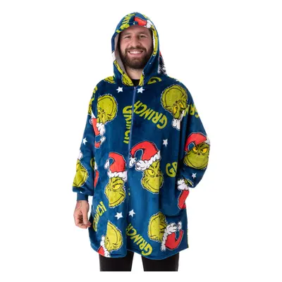 The Grinch Zip Through Blanket Hoodie (Unisex Multicoloured)