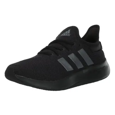 adidas Women's Cloudfoam Pure Sneaker Black/Iron Metallic/Black