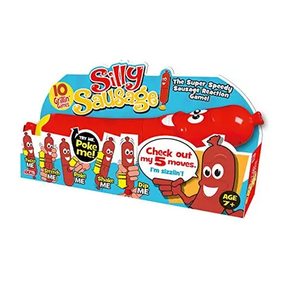 IDEAL | Silly Sausage: The super speedy sausage reaction game | Family Games | For 1+ Players | 