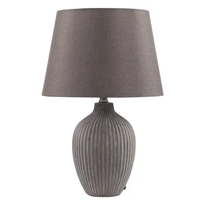 Table Lamp FERGUS Ceramic Brown