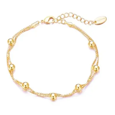 Philip Jones Gold Plated Ball Bracelet