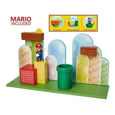 SUPER MARIO Nintendo Acorn Plains 2.5?Figure Playset with Feature Accessories