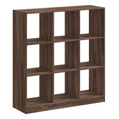 (brown oak, x x cm) vidaXL Bookcase Bookshelf Rack Storage Cabinet Engineered Wood