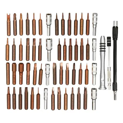 (Black) in Precision Screwdrivers Set S2 Alloy Steel Magnetic Bits Professional Electronics Repa