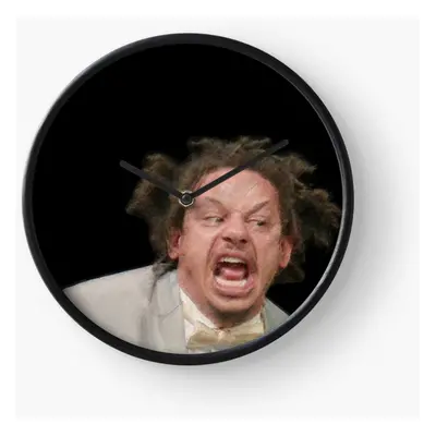 (Eric Andre Scream=5089) Wall Clock Inch Funny Mantel & Tabletop Art Decor for Home Bedroom Offi