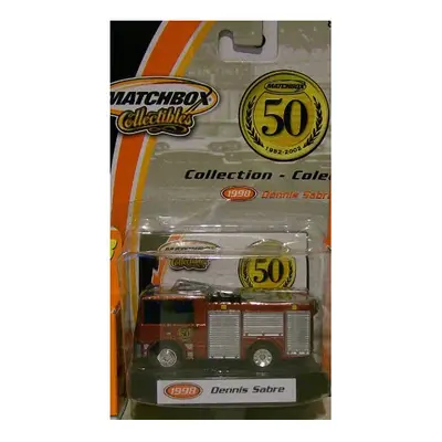 Matchbox 50TH Anniversary Dennis Sabre FIRE Engine FIRE Truck