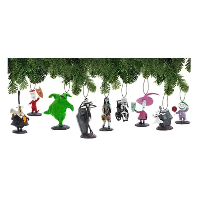 Nightmare Before Plastic Christmas Ornament Set Deluxe Holiday Decorat