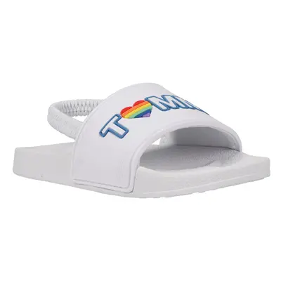 Tommy Hilfiger Kids Sunset Slide Water Shoe White/Rainbow US Unise